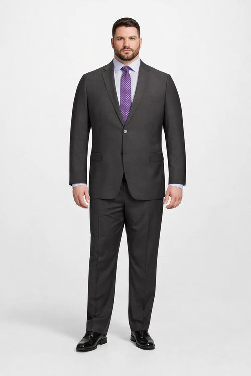 Modern Fit Tiglio Wool Double-Breasted Suit – Premium Tailored Formal Suit