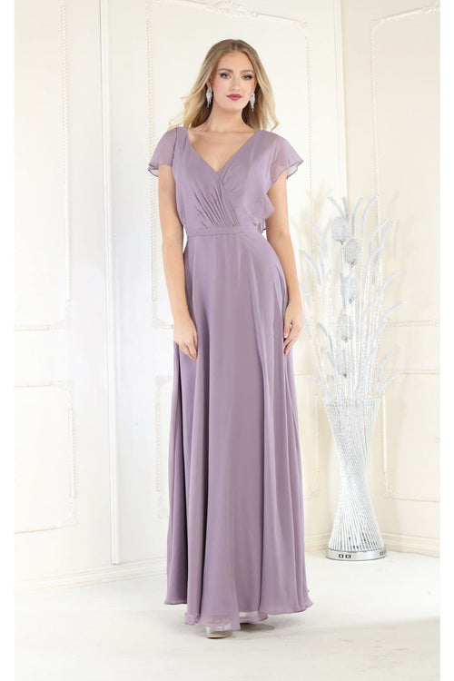 Plus Size Long Evening Gown Maxi Formal Dress for Women By May Queen MQ1917