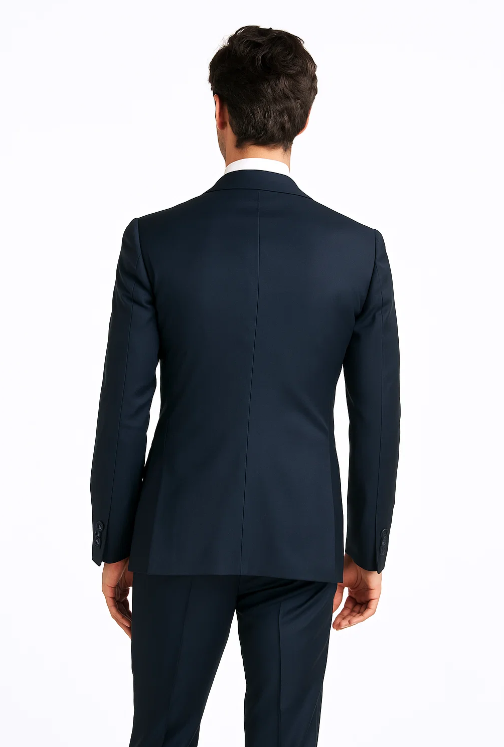 Navy Single Breast Lapel by Rossiman