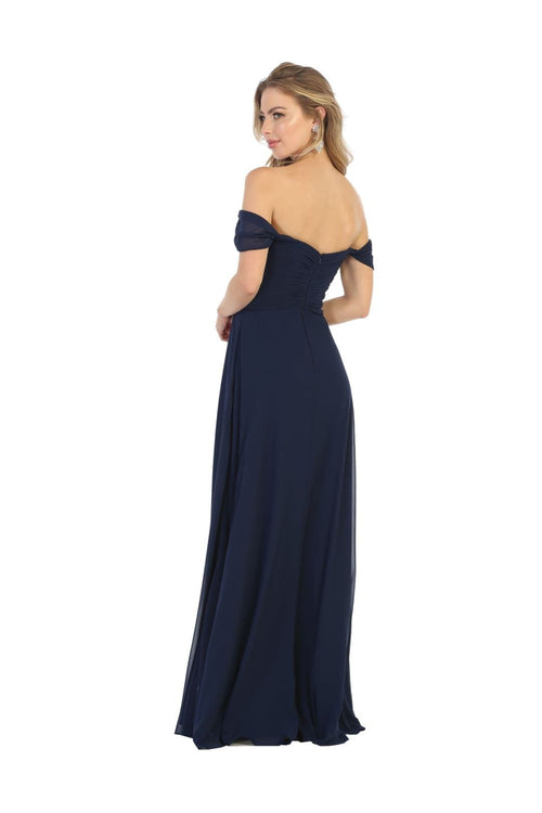 Bridesmaid Dresses Off Shoulder Evening Gown & Plus Size by MQ1711