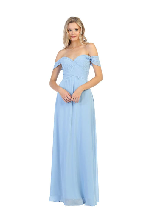 Bridesmaid Dresses Off Shoulder Evening Gown & Plus Size by MQ1711