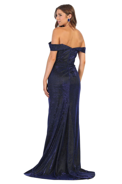 May Queen MQ1724 Off The Shoulder Long Dresses For Prom
