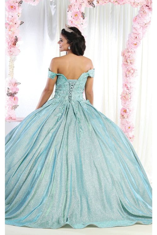 Glittery QuinceaƱera Ball Gown