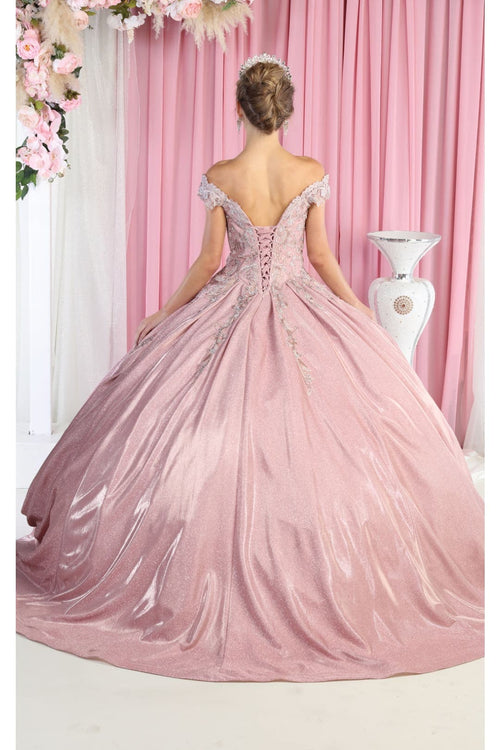 Glittery QuinceaƱera Ball Gown
