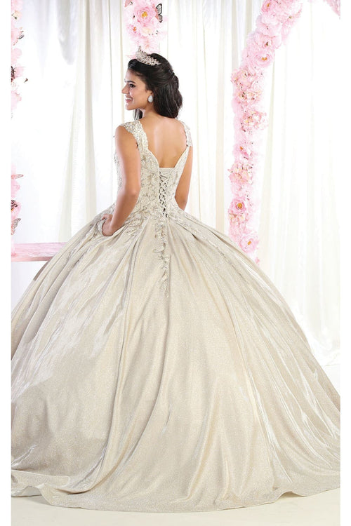 Glittery QuinceaƱera Ball Gown