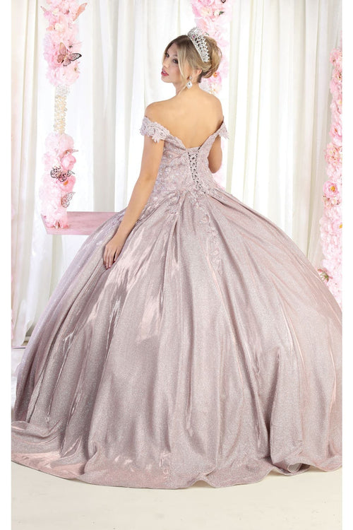 Glittery QuinceaƱera Ball Gown