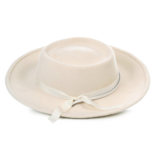 Off-White Fedora Earp Wide Brim Hat by Ferrecci