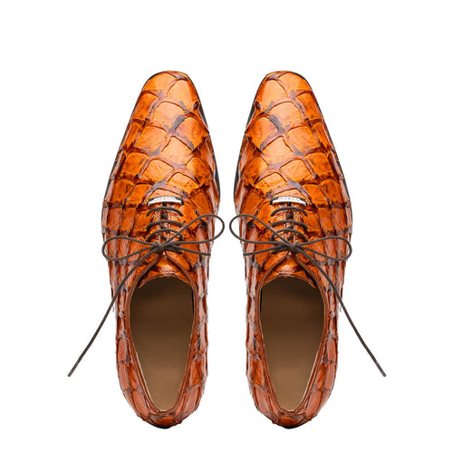 Marco Di Milano Olivieri Pirarucu Dress Oxfords Brandy