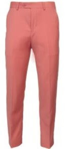 Mens Slim Fit Coral Pink Dress Pants β Stylish Formal and Casual Trousers for All Occasions