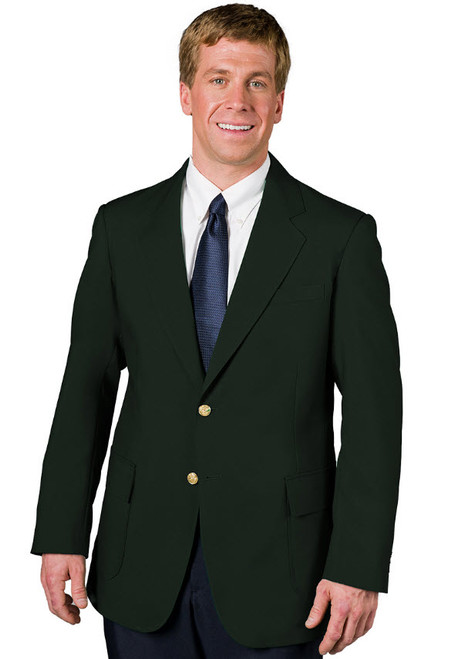 Men’s Hunter Green Blazer with Black Pants –, Church, Business and Formal Outfit dark green color