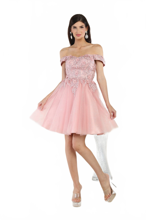 Dama Dresses for Quinceanera in Dusty Rose Style MQ1964 Quince Outfit