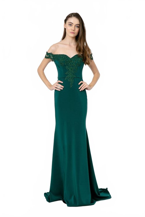 Off Shoulder Formal Gown by Elizabeth KGL2958