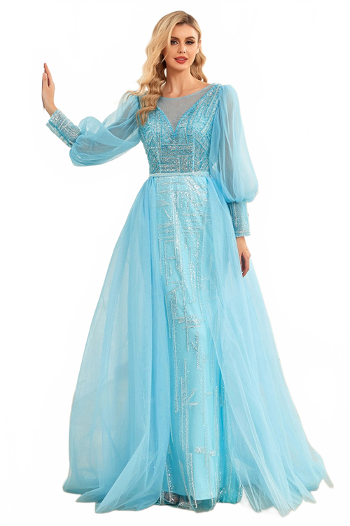High Couture NR2276 Overskirt Long Formal A Line Evening Dress