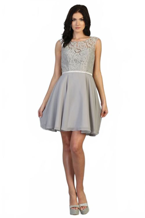 Dama Dresses for Quinceanera in Silver Style MQ1814 Quince Outfit