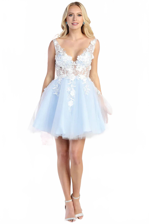 Dama Dresses for Quinceanera in Baby Blue Style MQ1863 Quince Outfit