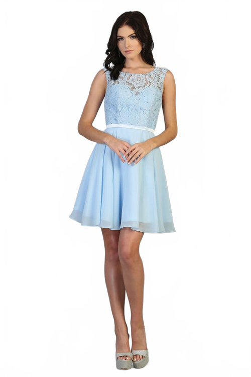 Dama Dresses for Quinceanera in Baby Blue Style MQ1814 Quince Outfit