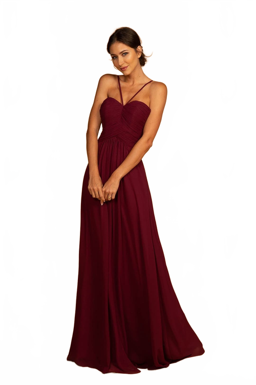 Chiffon Sweetheart Bridesmaid Dress by Elizabeth KGL2607