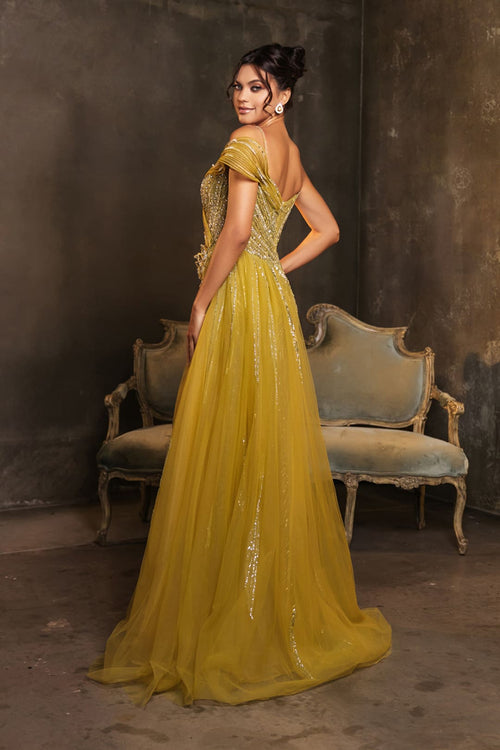 Pageant Dress One Shoulder Strap Long Gala Gown By Royal Queen RQ8187-New Collection