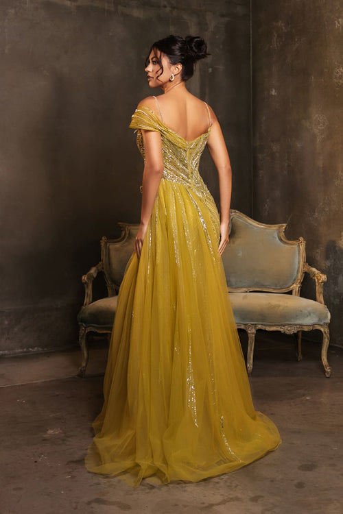 Pageant Dress One Shoulder Strap Long Gala Gown By Royal Queen RQ8187-New Collection