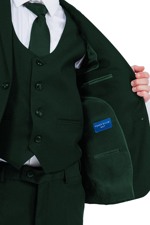 Noah Perry Ellis Kids Green Suit (5-Piece Set)