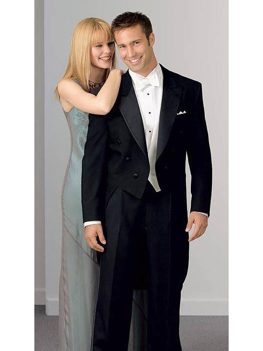 Men's Tapered Fit 100% Wool Tailcoat - Neil Allyn