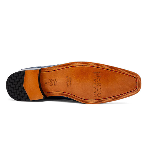 Marco Di Milano Pietro Alligator Blue Chukka Boots