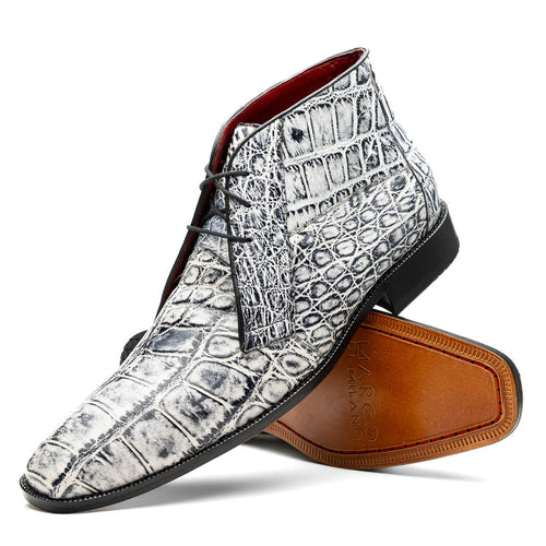 Marco Di Milano Pietro Alligator Newspaper Chukka Boots