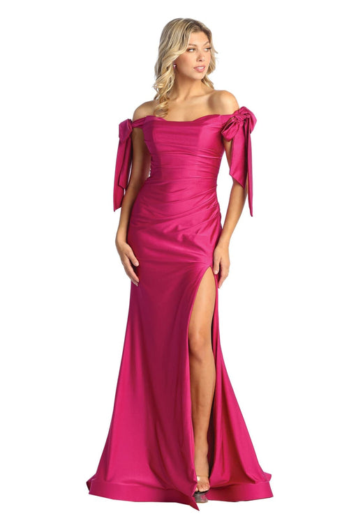 Plus Size Dress Long Simple Stretchy Evening Gown