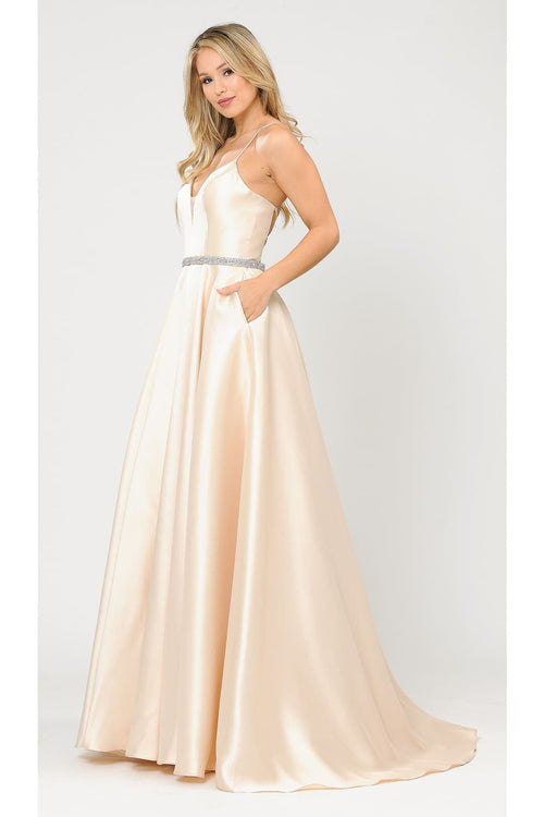 Poly USA 8688 Special Occasion Classy Formal Gown