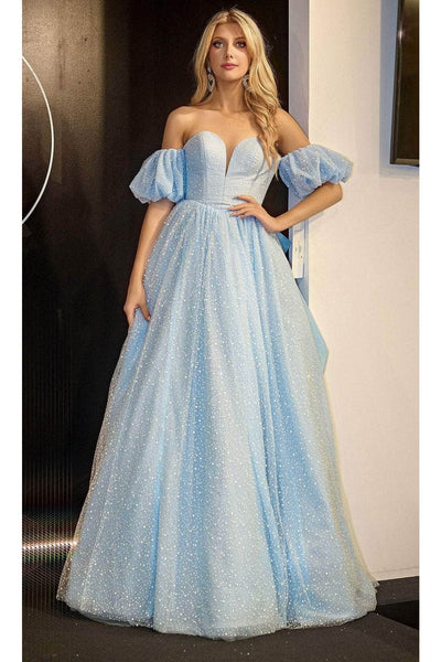 Portia and Scarlett PS24066 -long- Sweetheart Ballgown with Slit