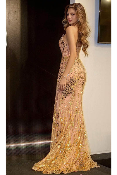 Portia and Scarlett PS24315 - Strapless Mermaid Prom Dress for a Flattering Silhouette