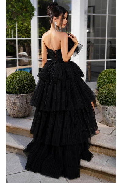 Portia and Scarlett PS24760 -long- Strapless Ballgown with Ruched Detailing