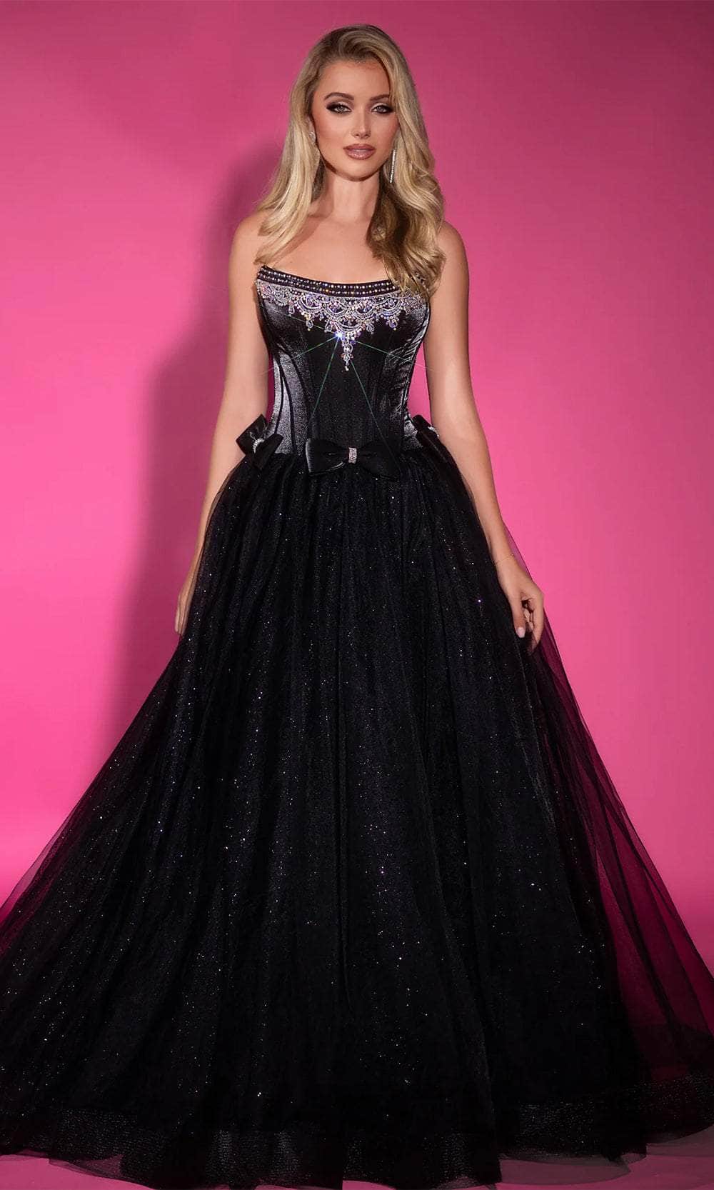 Portia and Scarlett PS25336 - Crystal Beaded Ballgown – SuitUSA