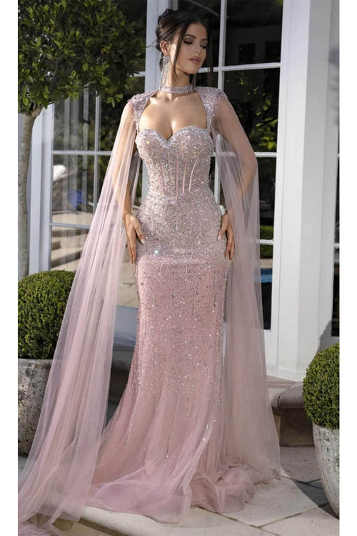 Portia and Scarlett PS25504 -long Sweetheart Neck Prom Gown with Embellishments