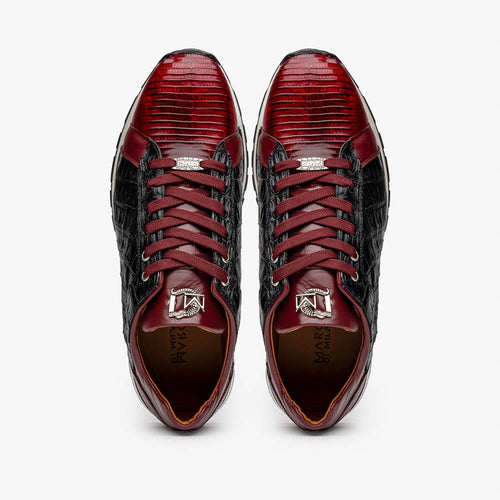 Marco Di Milano Portici Wine/Black Leather Loafers