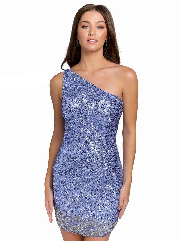 Primavera Couture 3846 - Beaded Sequin Homecoming Dress
