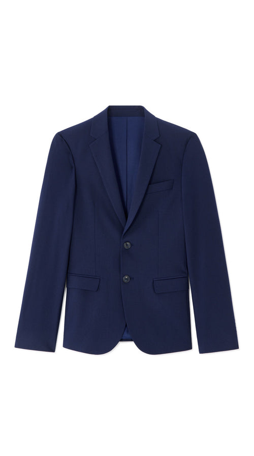 Slim Bi-Stretch Suit Jacket - Blue