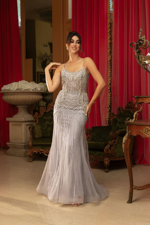 Prom Dress Scoop Neck Mermaid Evening Gown By Royal Queen RQ8167