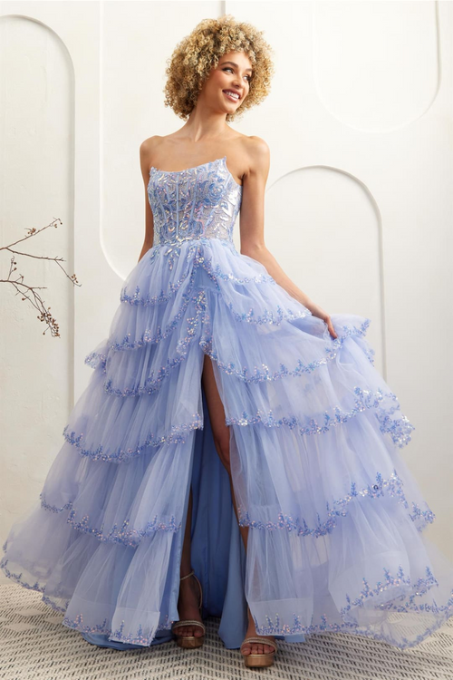 Prom Dress Sweetheart Illusion Bodice Gala Gown By Amelia Couture 4033