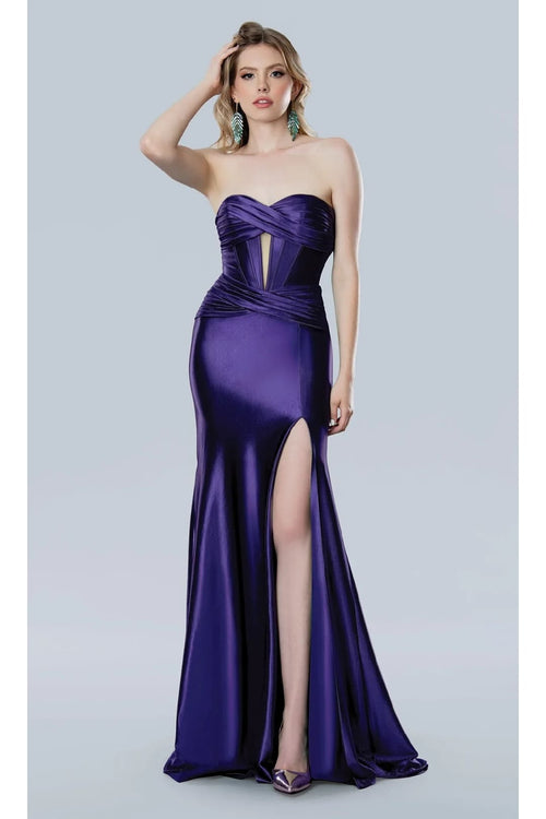 Purple Prom Dress Sexy Formal Evening Gown Stella Couture 25194