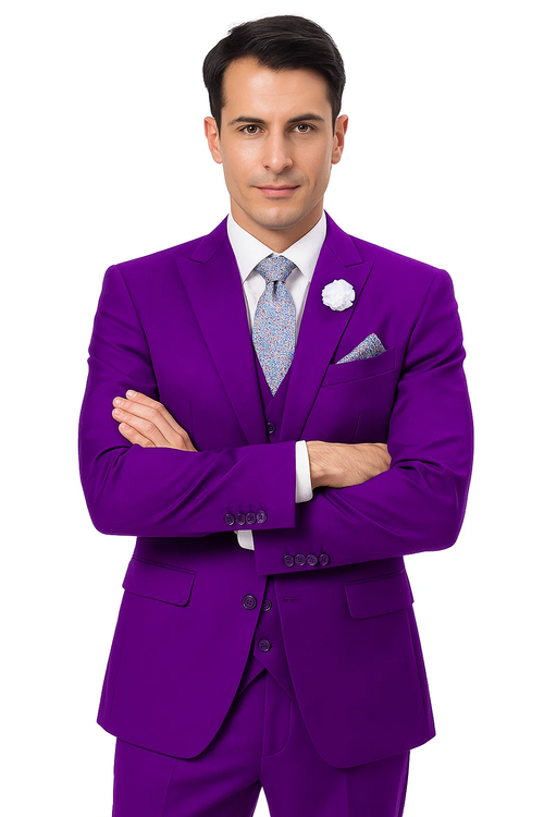 mens-3-piece-purple-suit-peak-lapel-2-button-double-breasted-vest