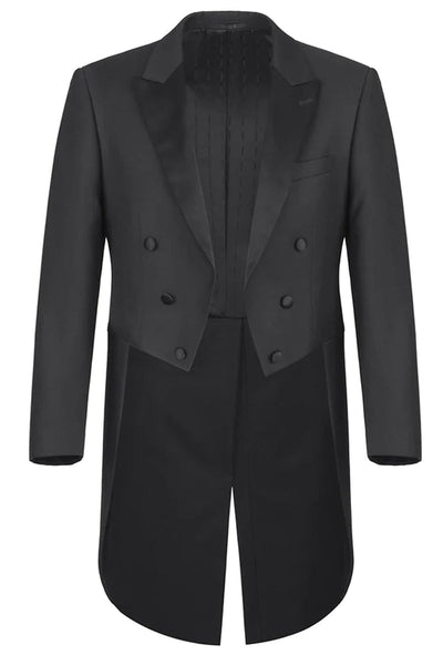 Mens Classic Full Dress Tail Tuxedo in Black