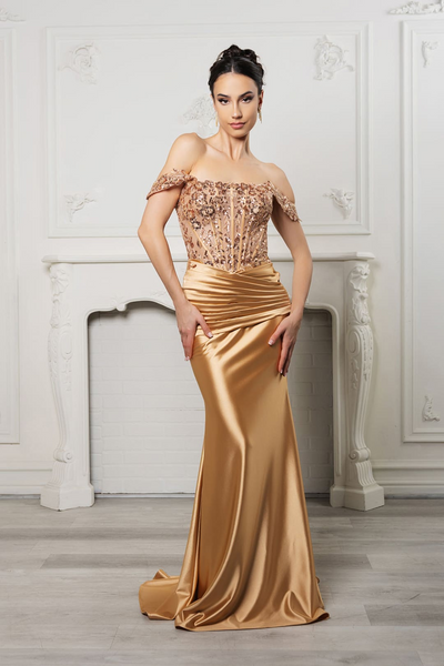Red Carpet Dress Sequin Mermaid Prom Gown By May Queen MQ2153