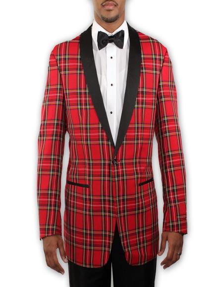 Red Prom Suit - Red Prom Tuxedo Suits - Red Wedding Tuxedo