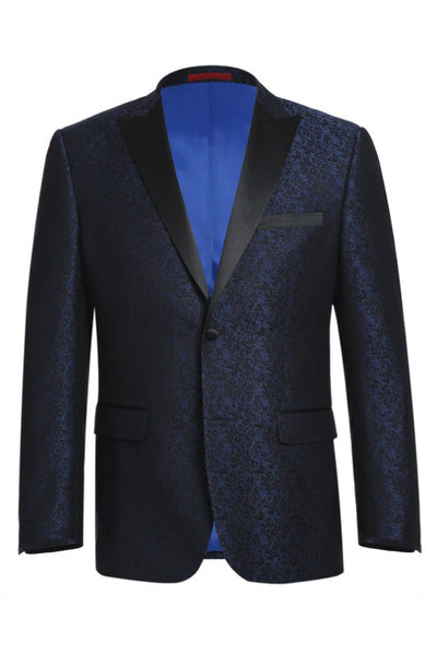 Hugo Dark Blue Tuxedo Jacket (Separates) by RN Collection