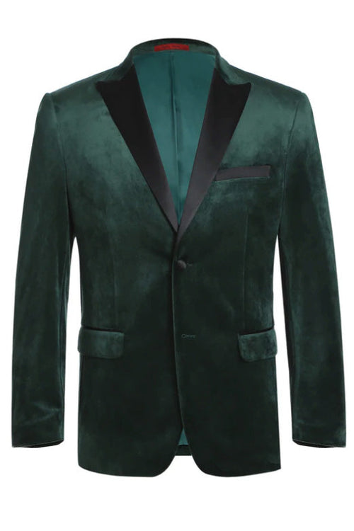 Marseille Green Velvet Jacket (Separates) by RN Collection
