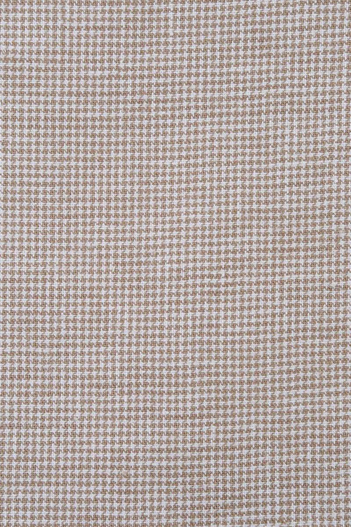 Renoir Linen & Cotton Tan Houndstooth Blazer: Classic Summer Sport Coat - Elegant Mensattire