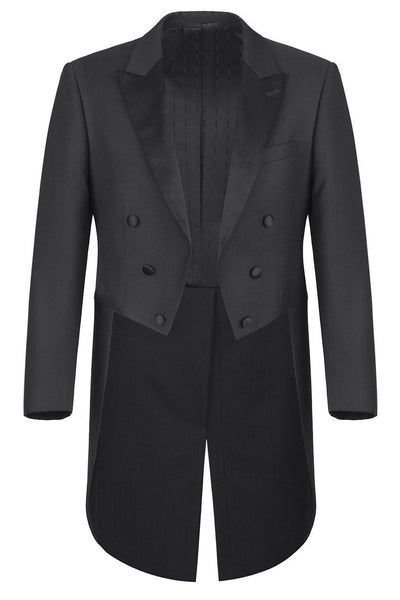 Gabriel Black Tailcoat Tuxedo (2-Piece Set) by RN Collection