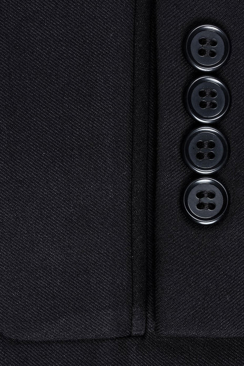 Paris Black 1-Button Shawl Tuxedo (2-Piece Set) by RN Collection