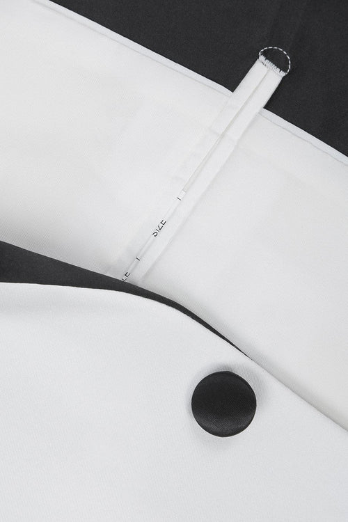 Paris Off-White 1-Button Shawl Tuxedo (2-Piece Set) by RN Collection